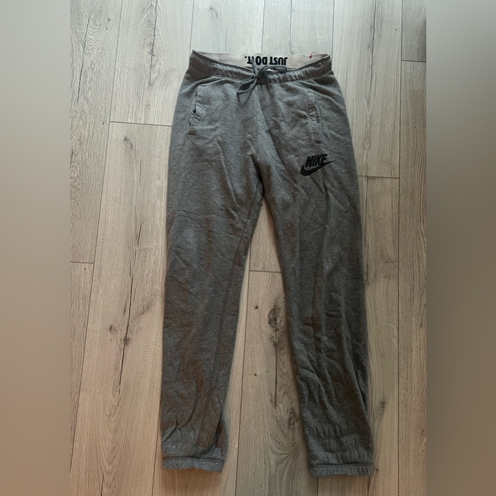Nike Gray Drawstring Sweatpants